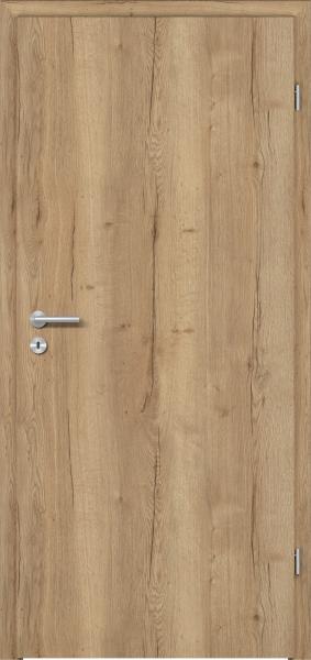 CPL DA Eiche Altholz Türblatt mit Zarge und Beschlag